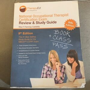 National Occupational Therapist Cert Exam Review & Study Guide. 9th edition